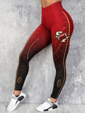 Women's American football Printed Leggings