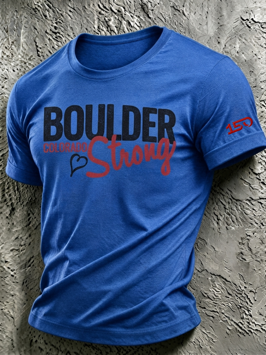 Men's Colorado Strong Print Short Sleeve T-Shirt