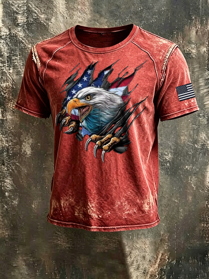 Men'S 250th Anniversary  Casual  Short Sleeved T-Shirt