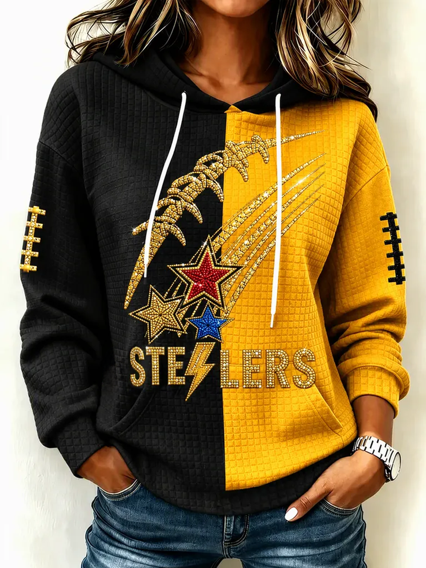 Women's Football Print Sweatshirt