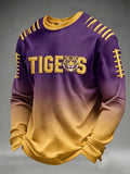Men's Football Printed Waffle T-Shirt