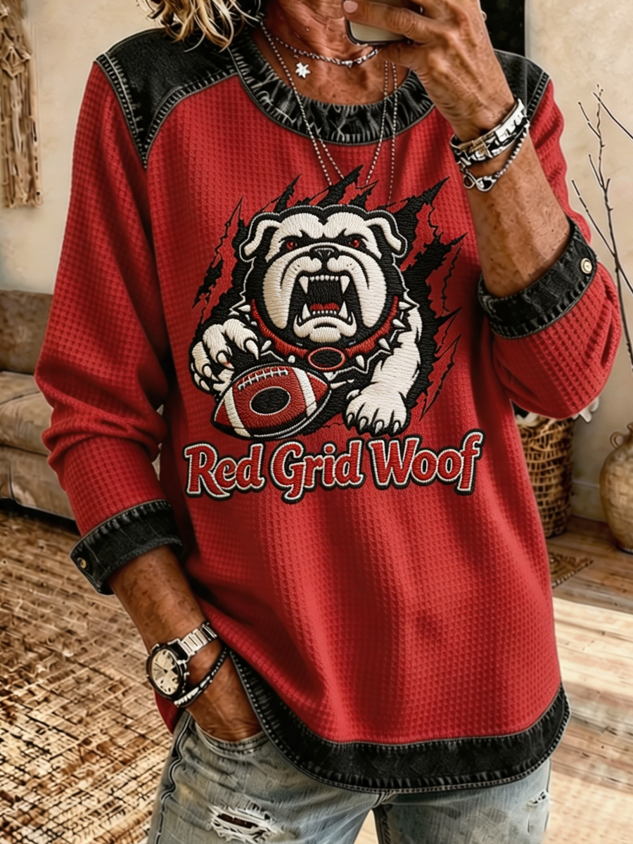 Women's University Campus Football Hoodie