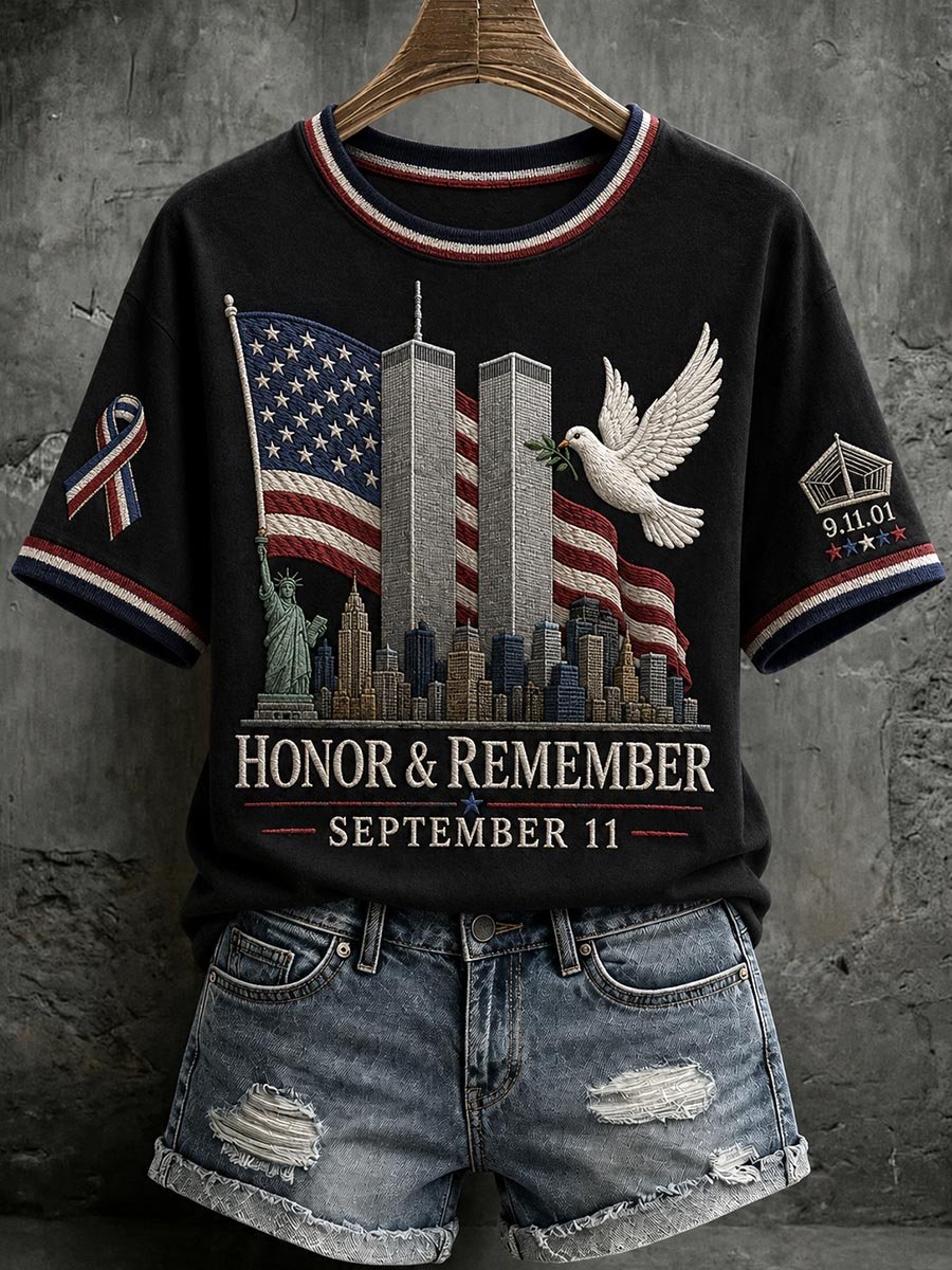 Women's US 9/11 Patriot Day T-Shirt