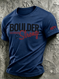 Men's Colorado Strong Print Short Sleeve T-Shirt