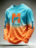 Men'S Retro Football Waffle T-Shirt