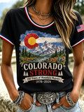 Women'S COLORADO STRONG Printed T-Shirt