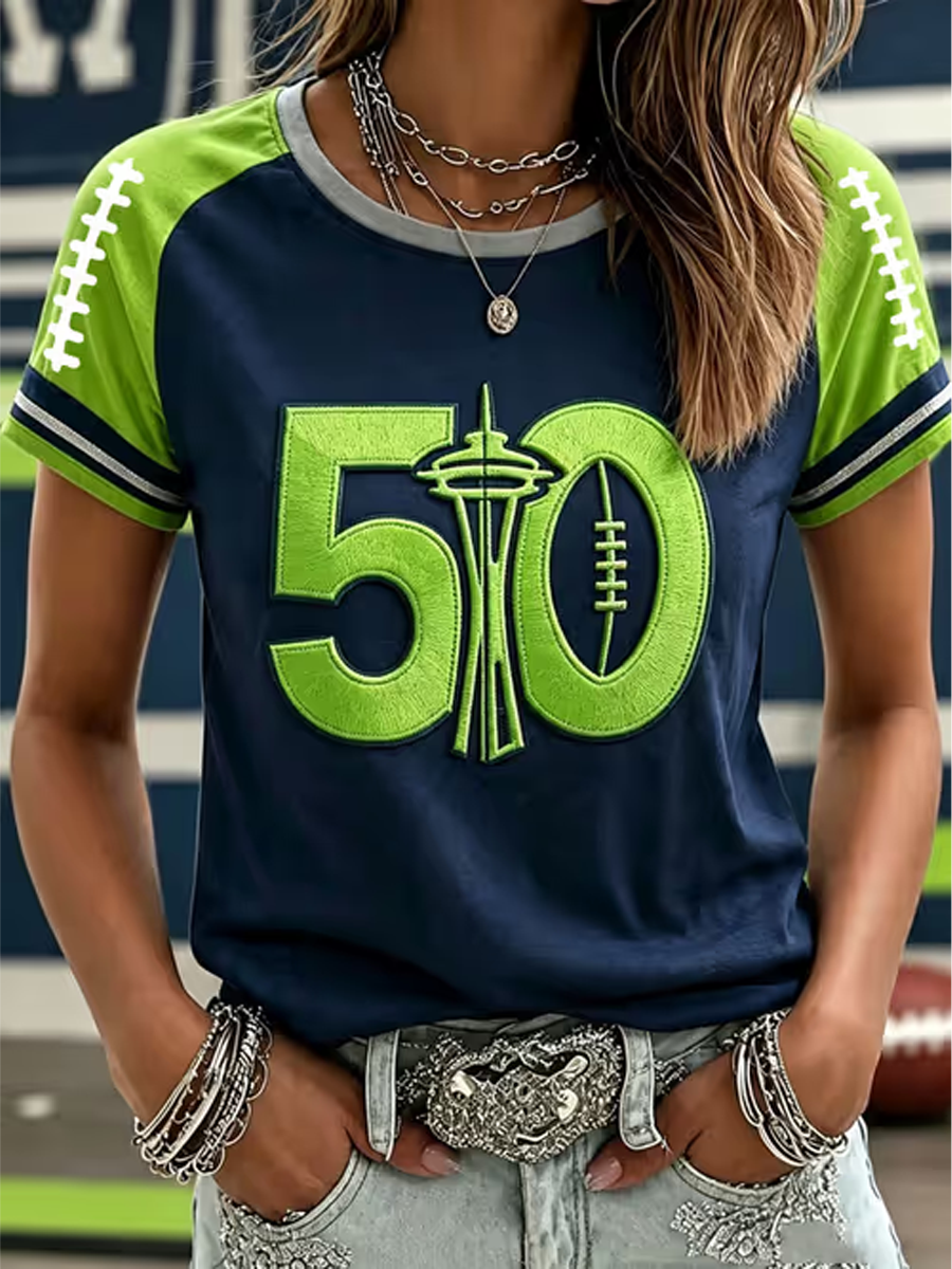 Women's Football Short-Sleeve T-Shirt