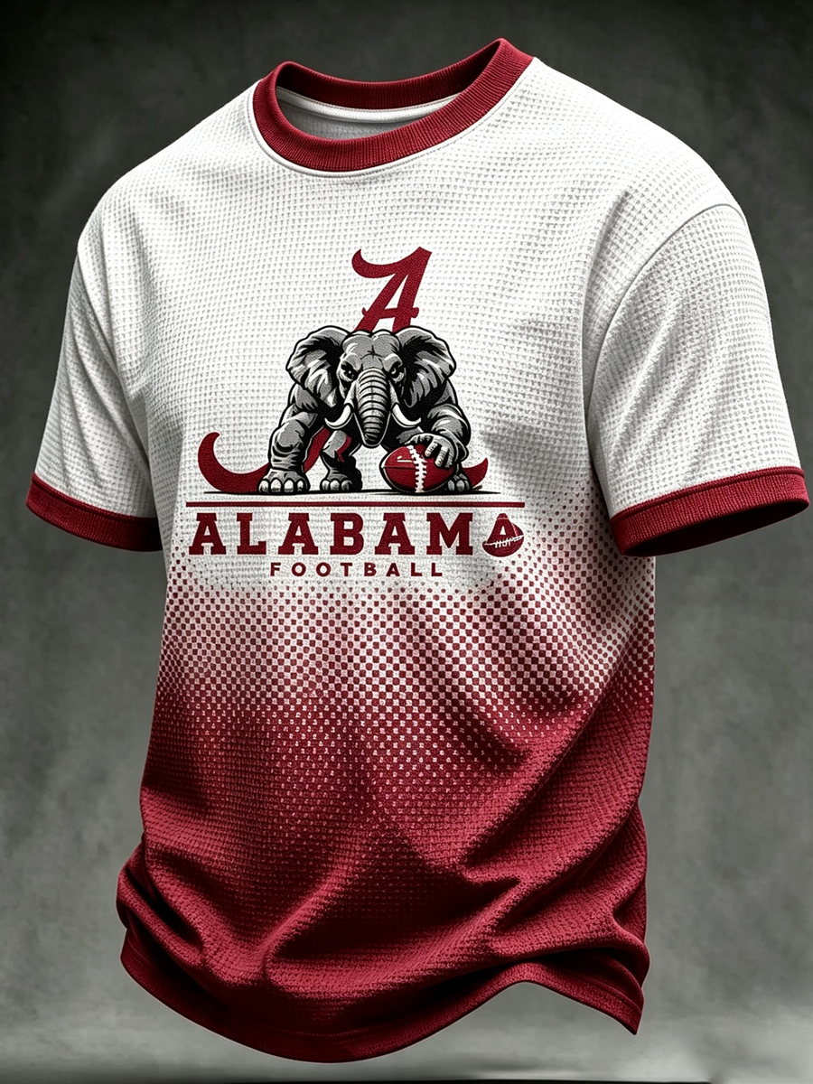 Men'S Football Fan Waffle T-Shirt