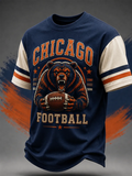 Men's Football Gameday Gift For Football Fans Casual Tee