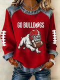 Women's University Football Fan Sweatshirt