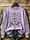 Women's Fall In Love Whenever You Can Print Casual Sweatshirt