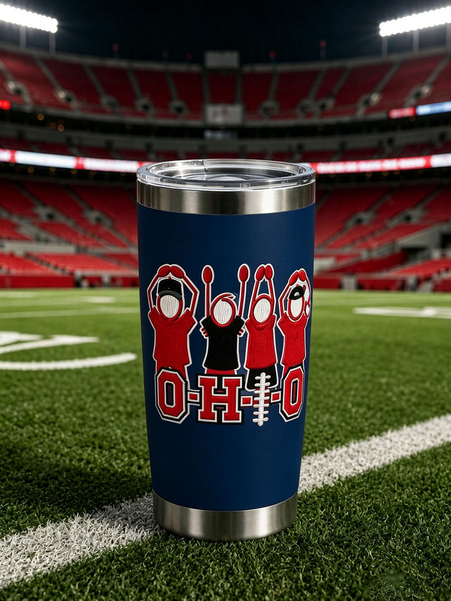 Football Fan Stainless Steel Insulated Cup