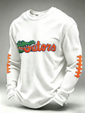 Men'S Retro Football Waffle T-Shirt