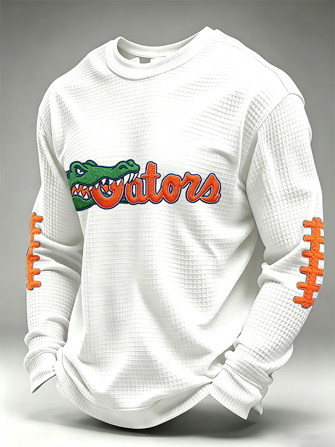 Men'S Retro Football Waffle T-Shirt