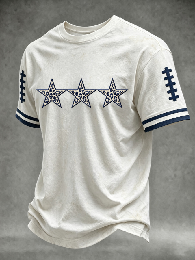 Men's Football Printed Short-Sleeve T-Shirt