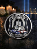 Unisex America's 9/11 Patriot Day Print Pin-back Button