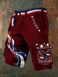 Retro USA 250th Anniversary Men's Work Shorts