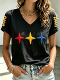 Women's Football Printed Casual Sweatshirt