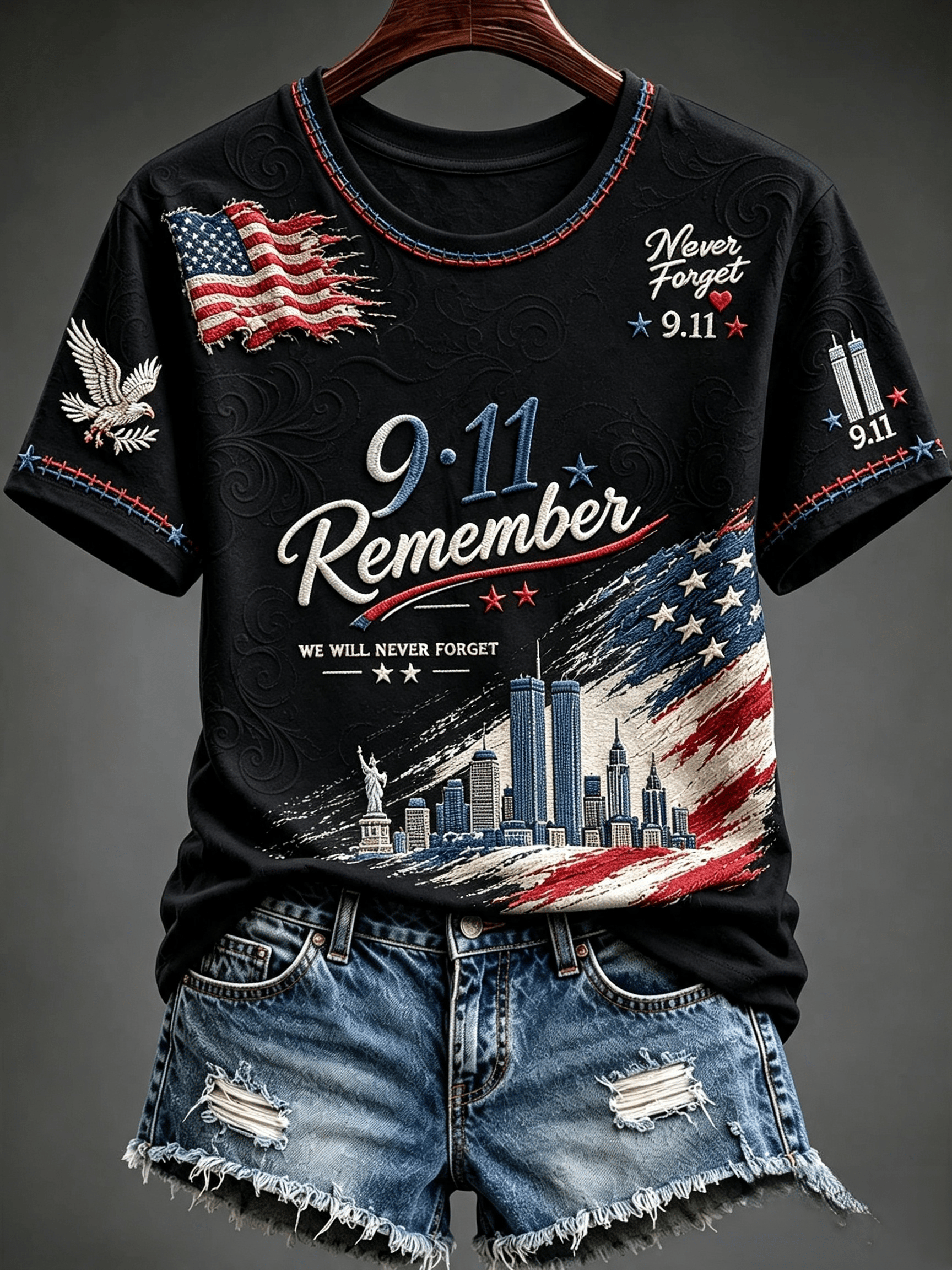 Women's 911 Memorial Graphic Top