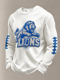 Men'S Football Printed Waffle T-Shirt