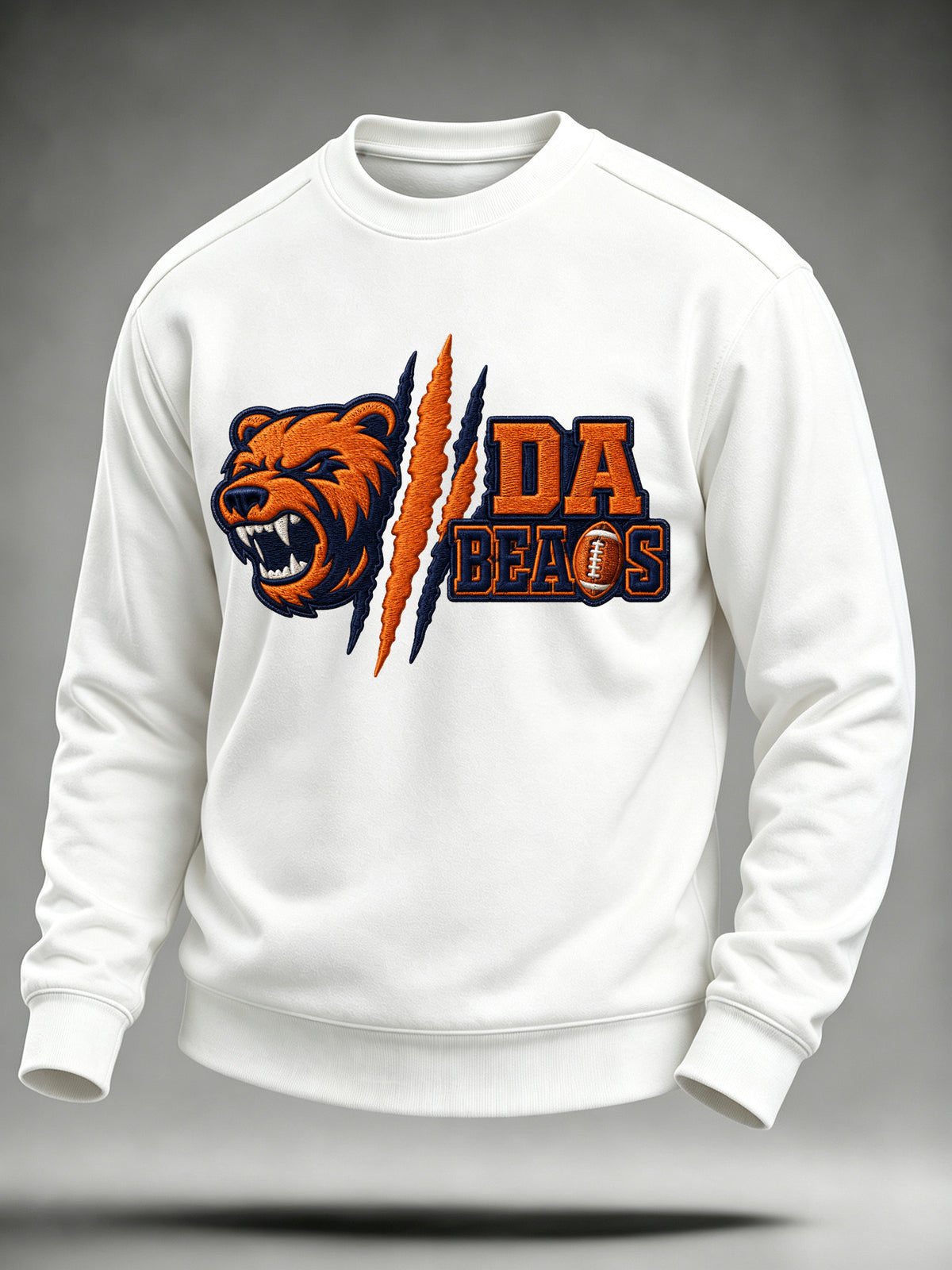 Men's Football Gameday Gift For Football Fans Crew Neck Sweatshirt