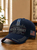 Unisex  Retro  911 WE WILL NEVER FORGETPrint Baseball Cap