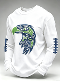 Men'S Retro Football Waffle T-Shirt
