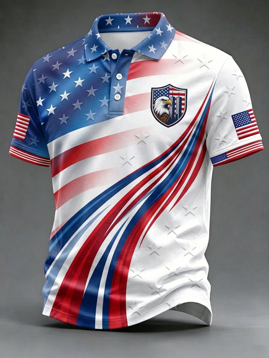 Men's 911 Memorial Short-Sleeve Polo Shirt