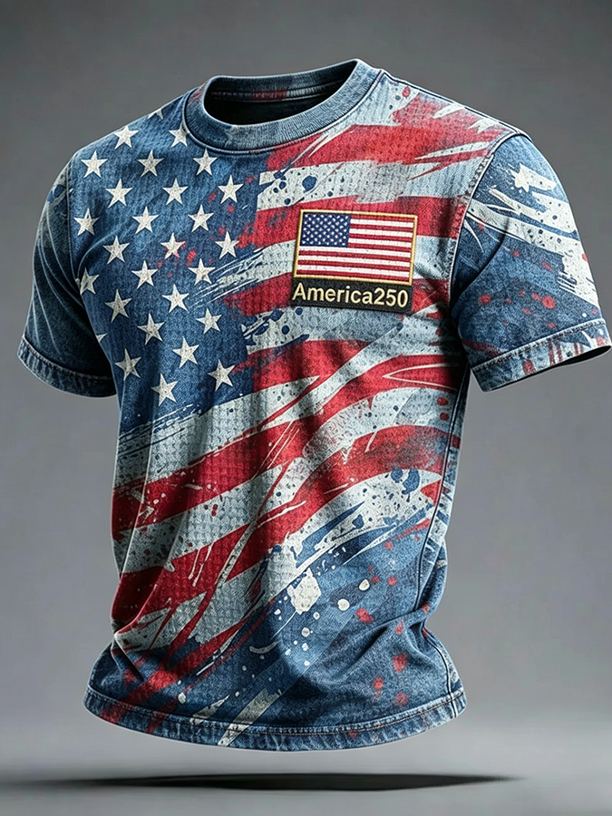 Men'S American Faith Printed T-Shirt