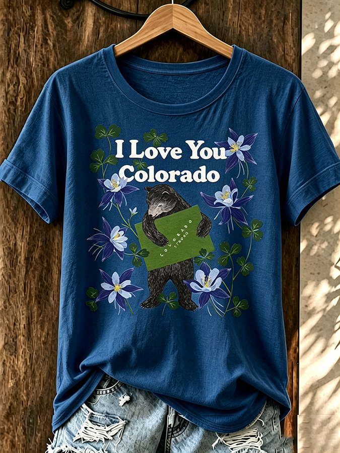 Women's Casual Colorado T-shirt