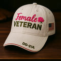 Women's Veterans Print Hat
