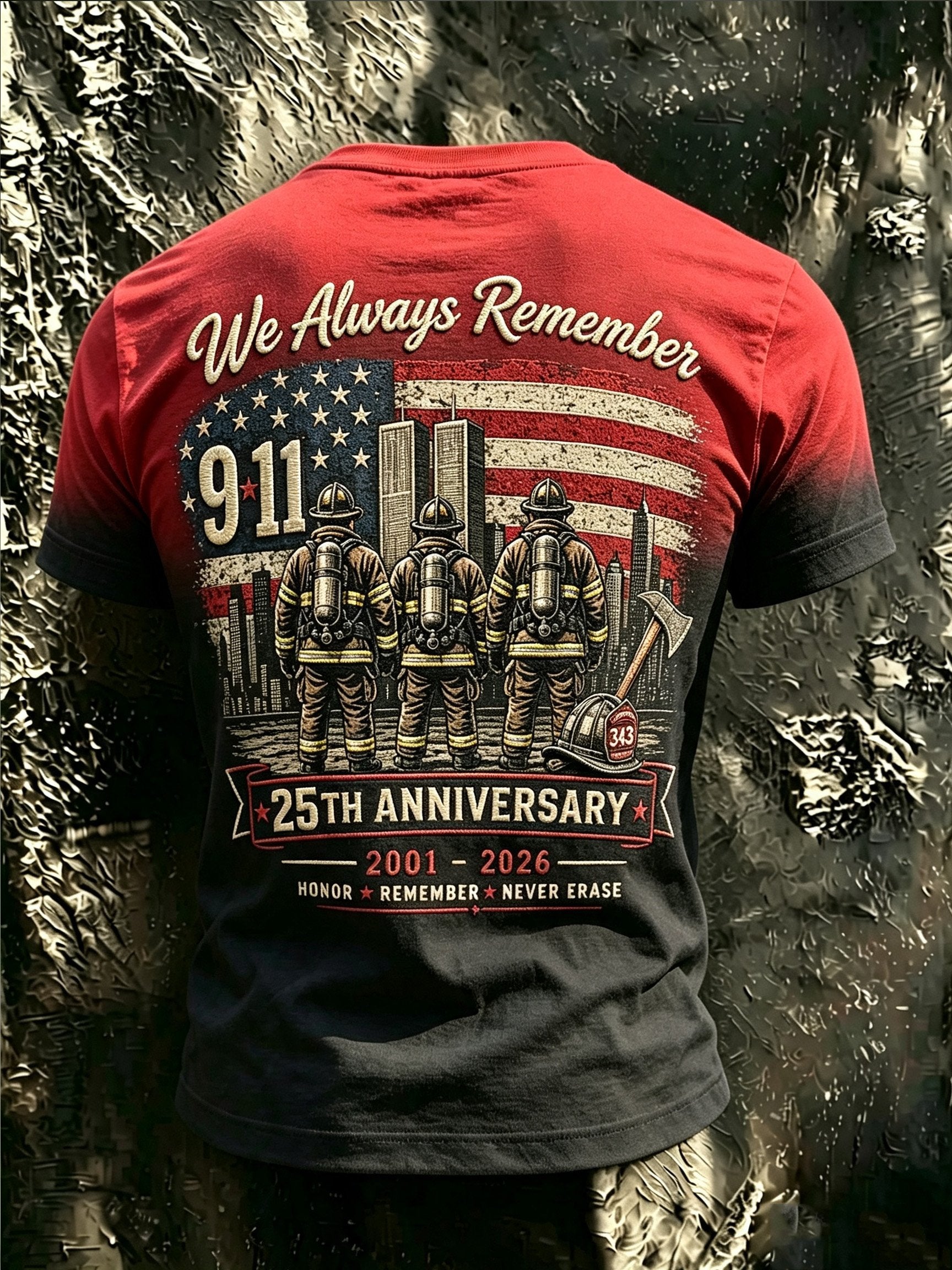 Men's 9/11 Memorial Graphic Top