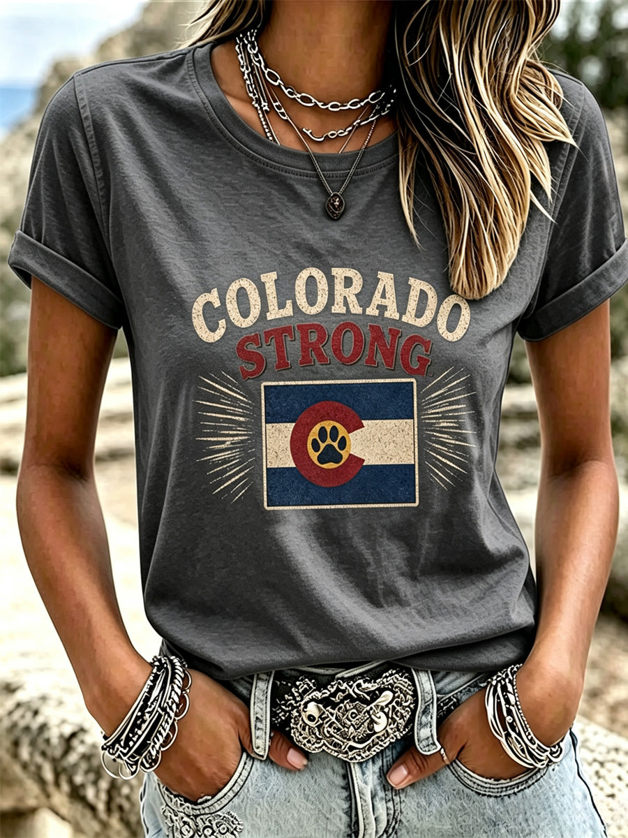 Women's COLORADO STRONG Print T-shirt