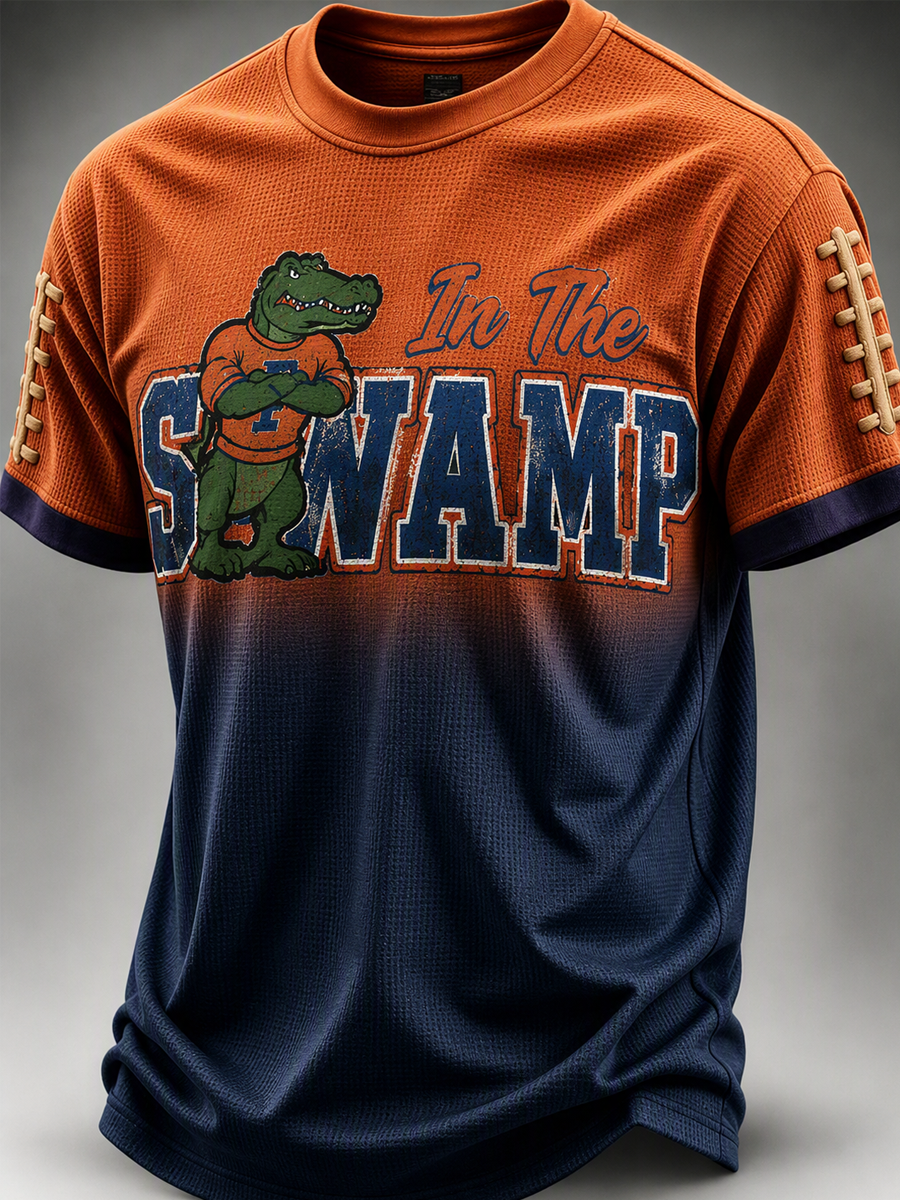 Men's Football Fan Waffle T-Shirt