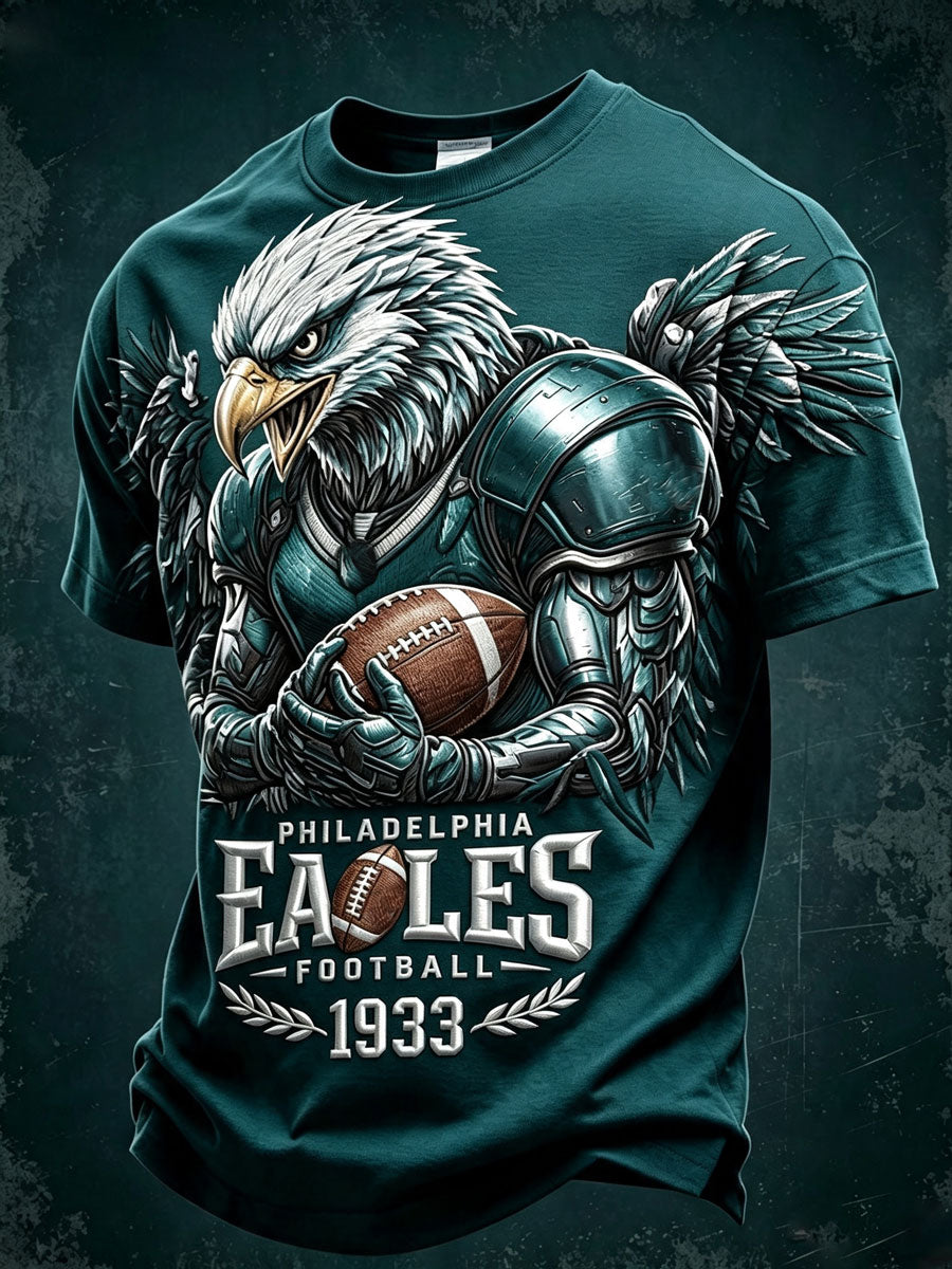 Men's Football Printed Short-Sleeve T-Shirt