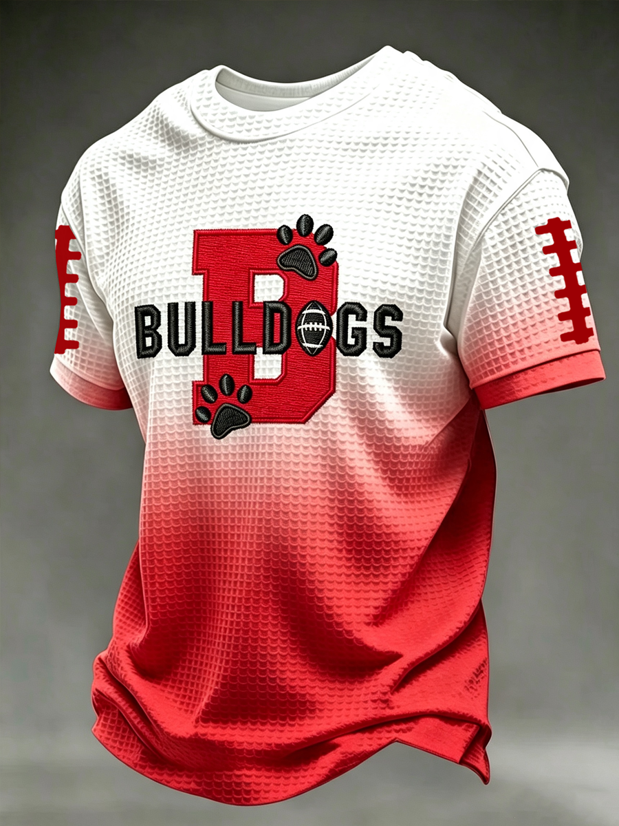 Men'S Football Fan Waffle T-Shirt