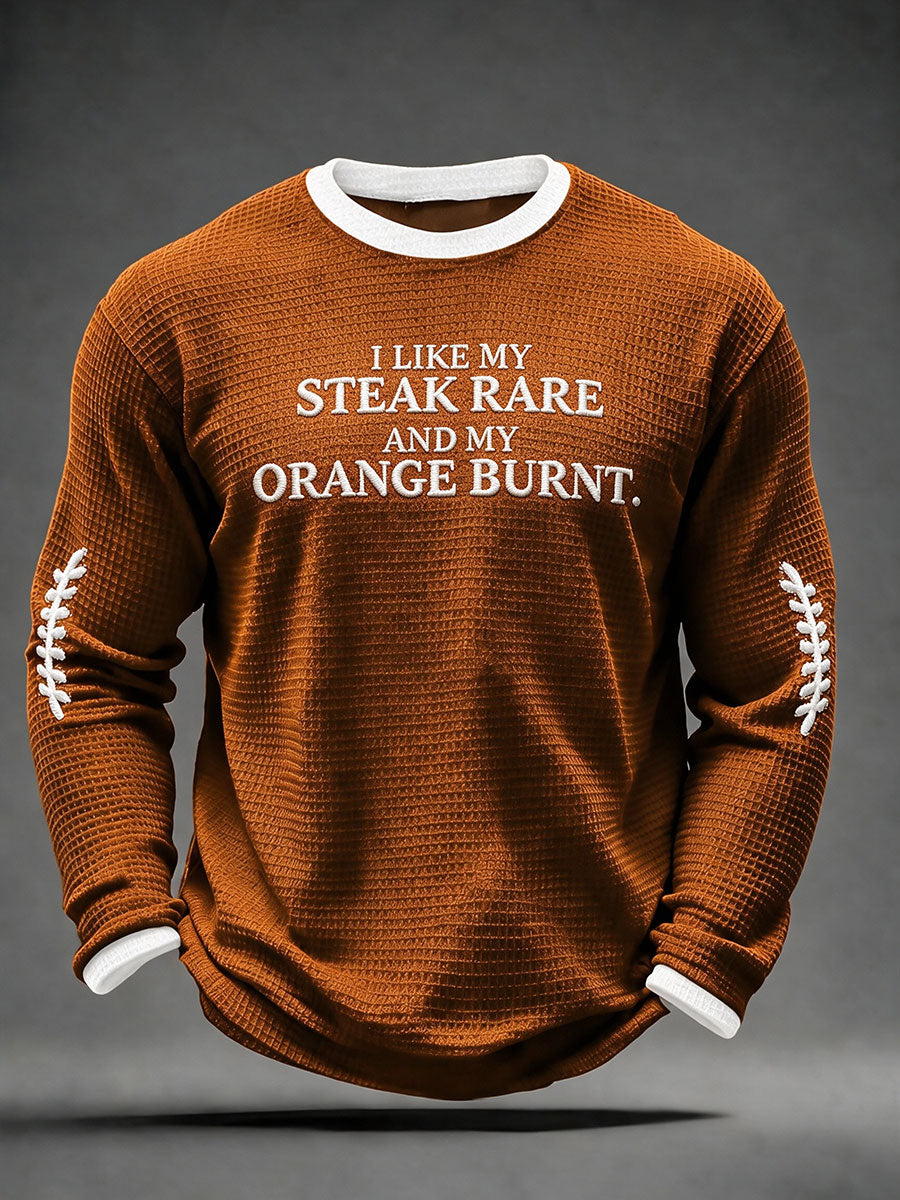 Men's American football long sleeved T-shirt