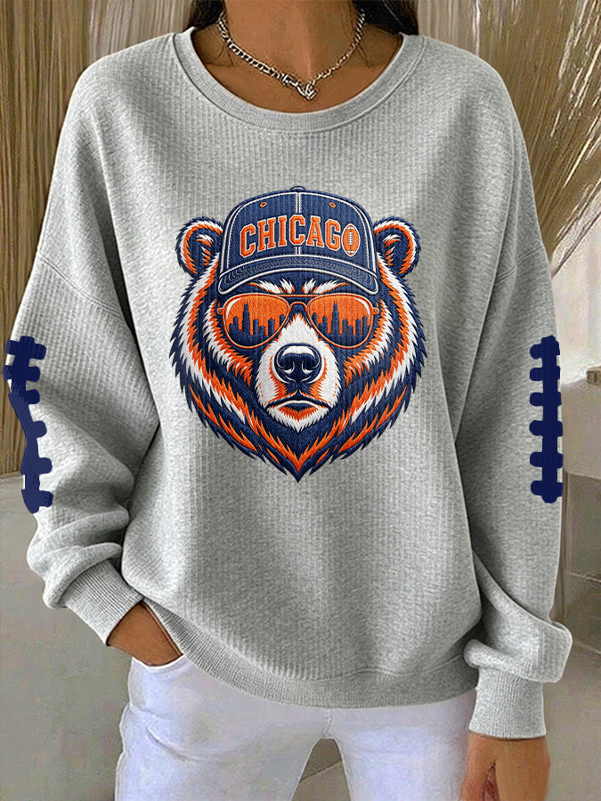 Women'S Football Printed Top