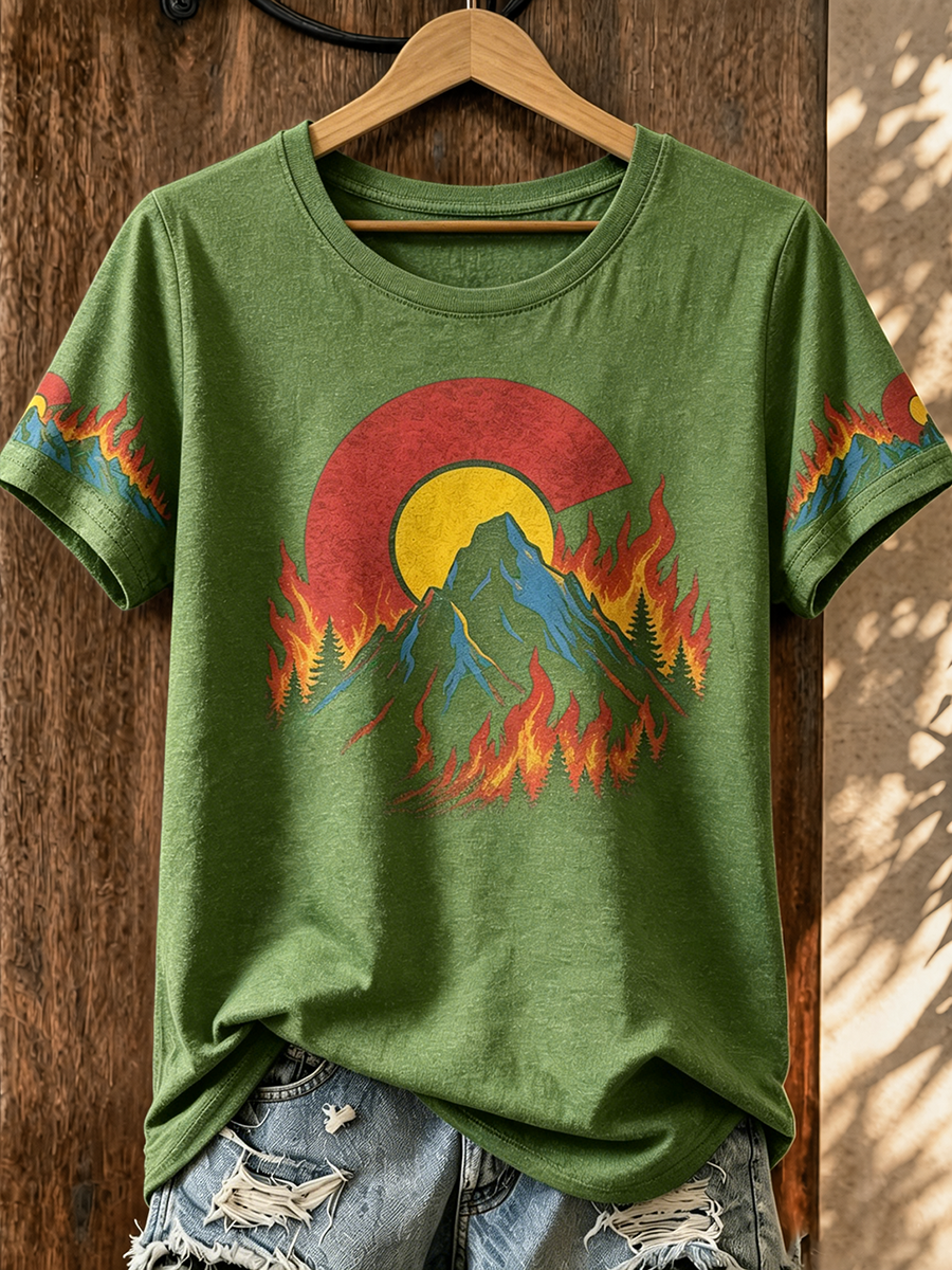 Women's Casual Colorado Strong T-shirt