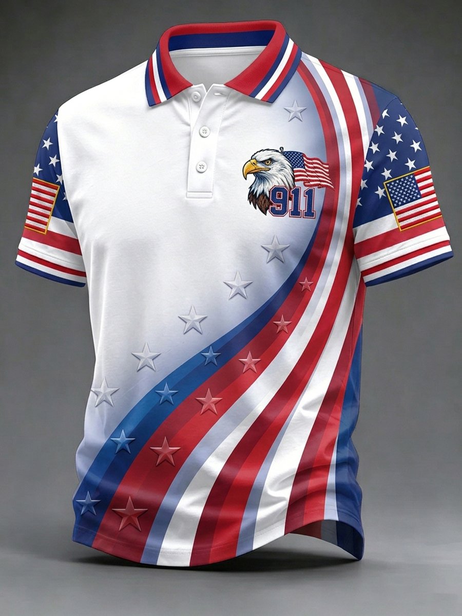 Men's 911 Memorial Short-Sleeve Polo Shirt