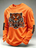 Men's Football Printed Waffle T-shirt