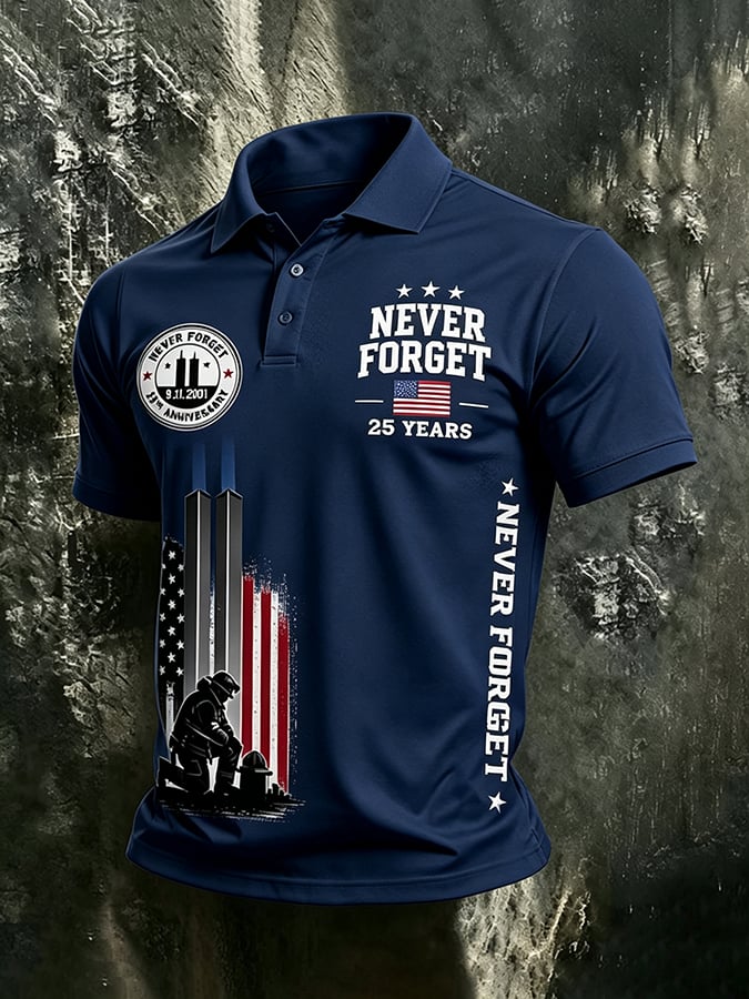 9.11 Never Forget Printed T-Shirts