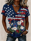 Women'S 250th Anniversary Of The United States Art Print T-Shirt