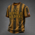 Men's Buffalo Soldier Summer Crew Neck T-Shirt