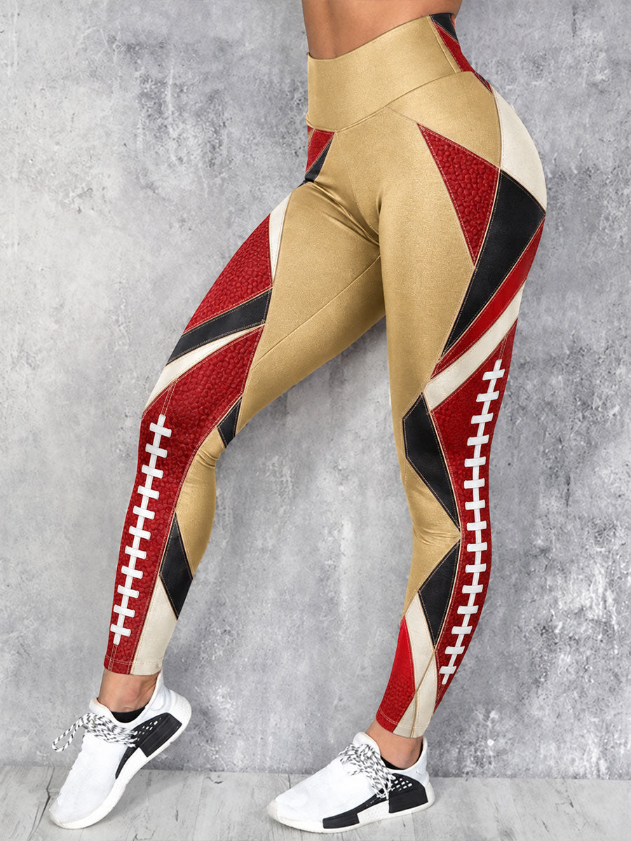 Women's American football Printed Leggings
