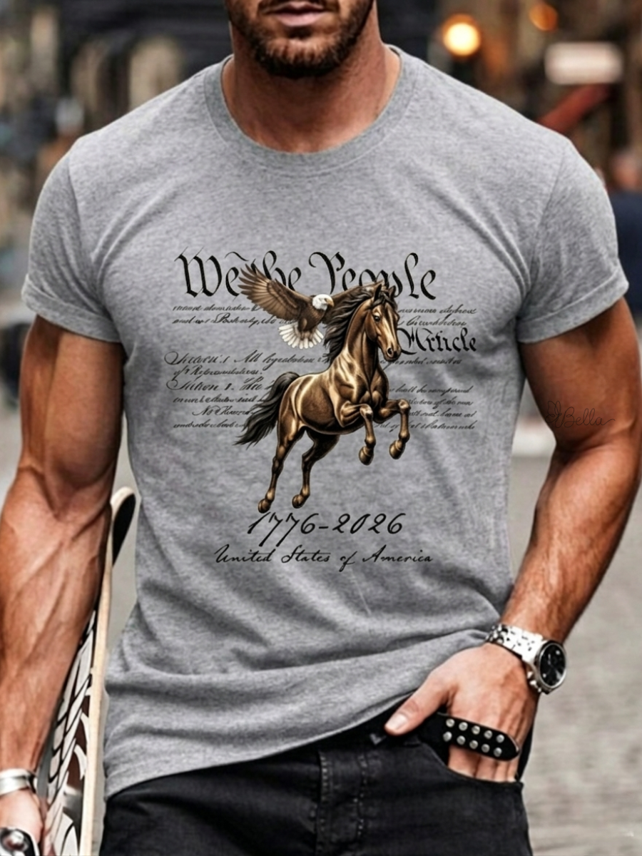 Men's America's 250th Anniversary Print Shirt