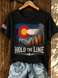 Women'S Colorado Strong: Rising From The Ashesn Printed T-Shirt