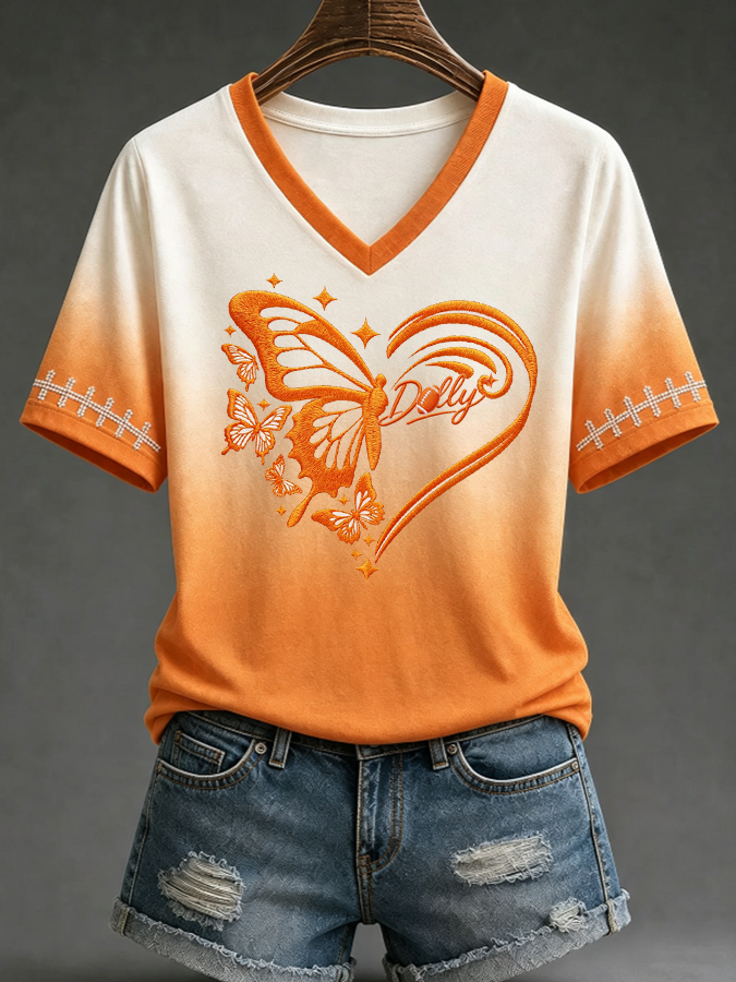 Women's Football Commemorative Printed T-Shirt