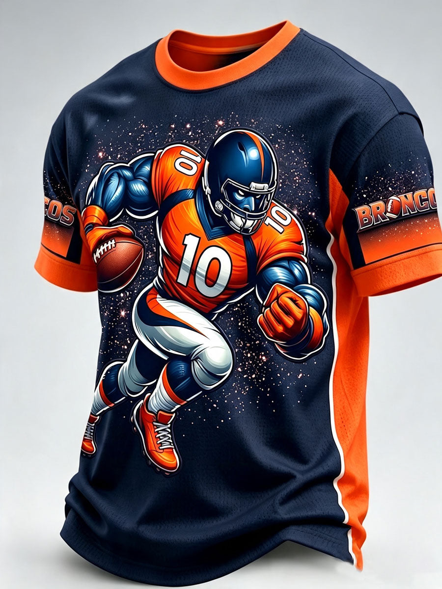 Men's Football Printed Short-Sleeve T-Shirt