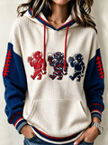 Women'S Football Print Sweatshirt